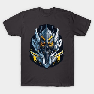 Mecha Skull S01 D53 T-Shirt